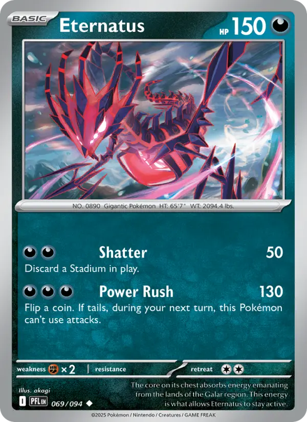 Eternatus — Phantasmal Flames card #069