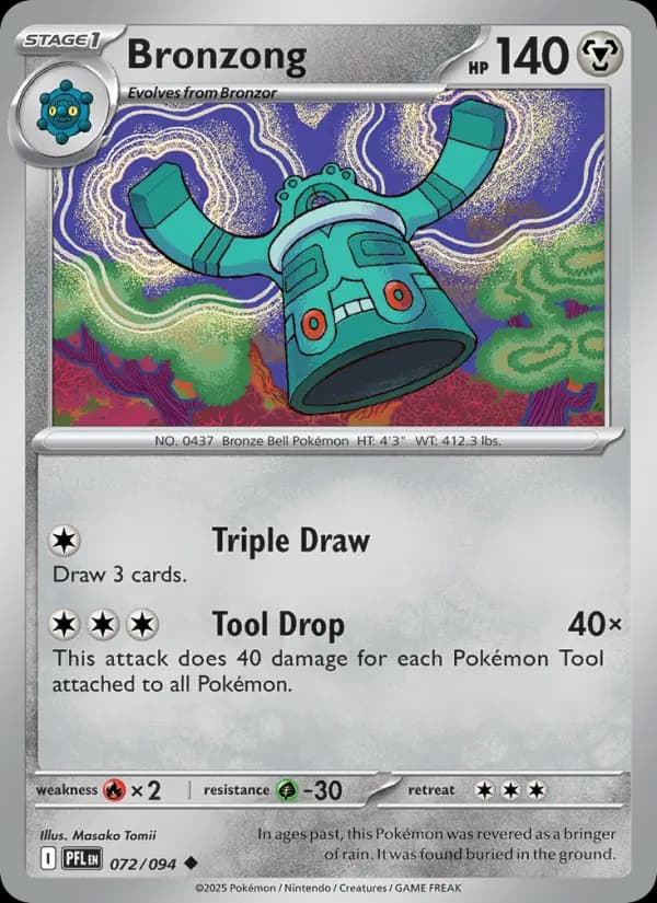 Bronzong — Phantasmal Flames card #072