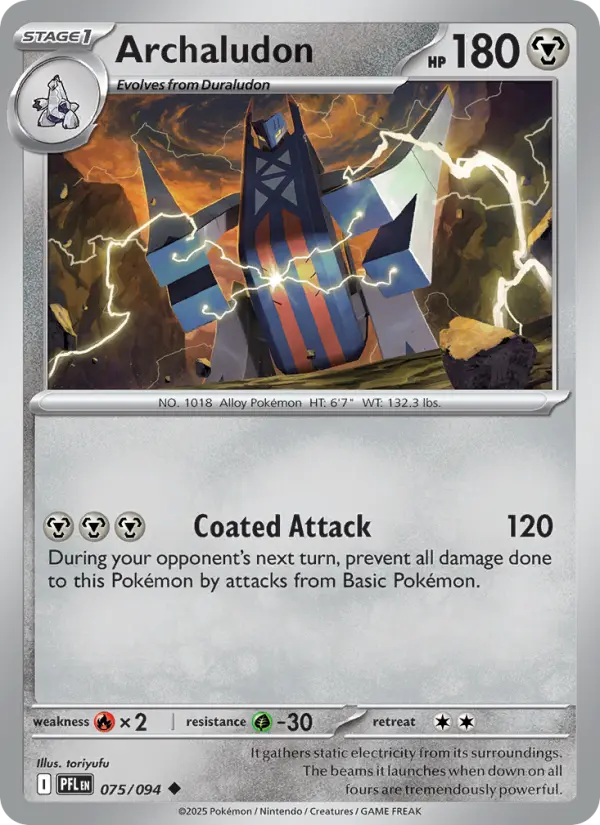 Archaludon — Phantasmal Flames card #075