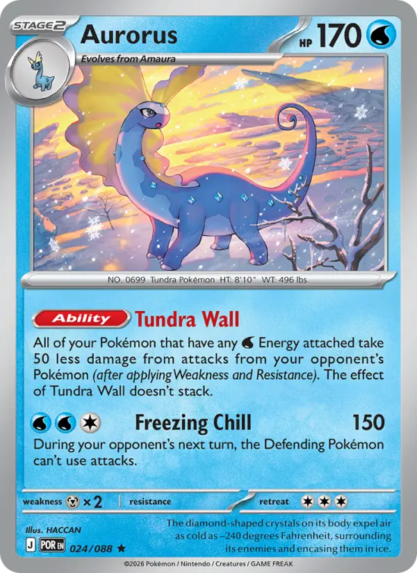 Aurorus — Perfect Order card #024