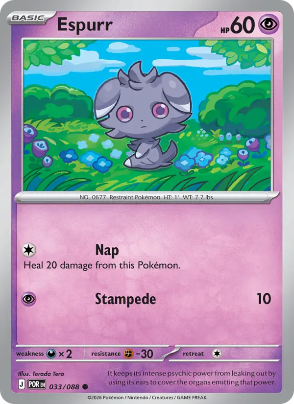 Espurr — Perfect Order card #033