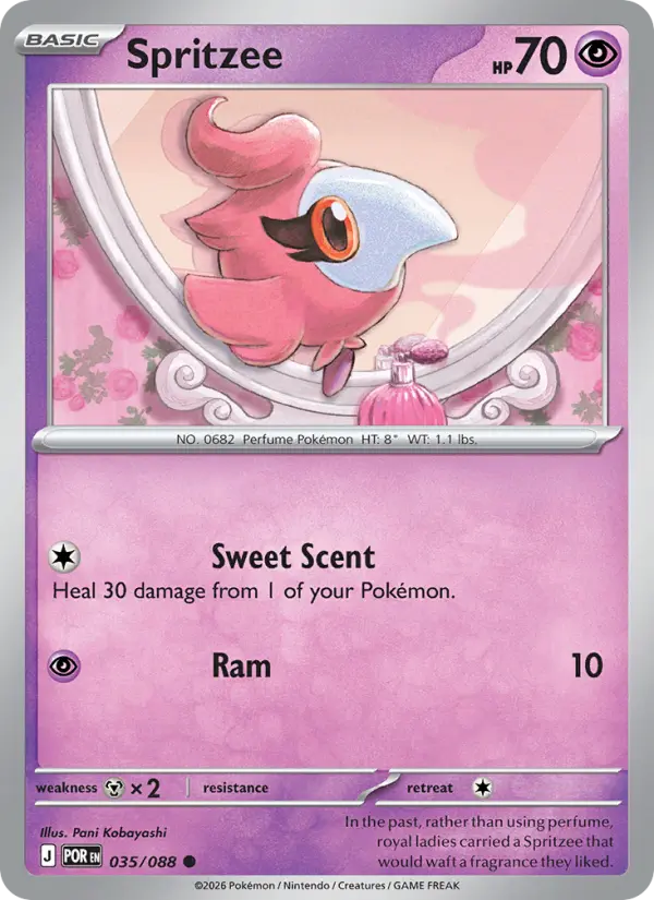 Spritzee — Perfect Order card #035