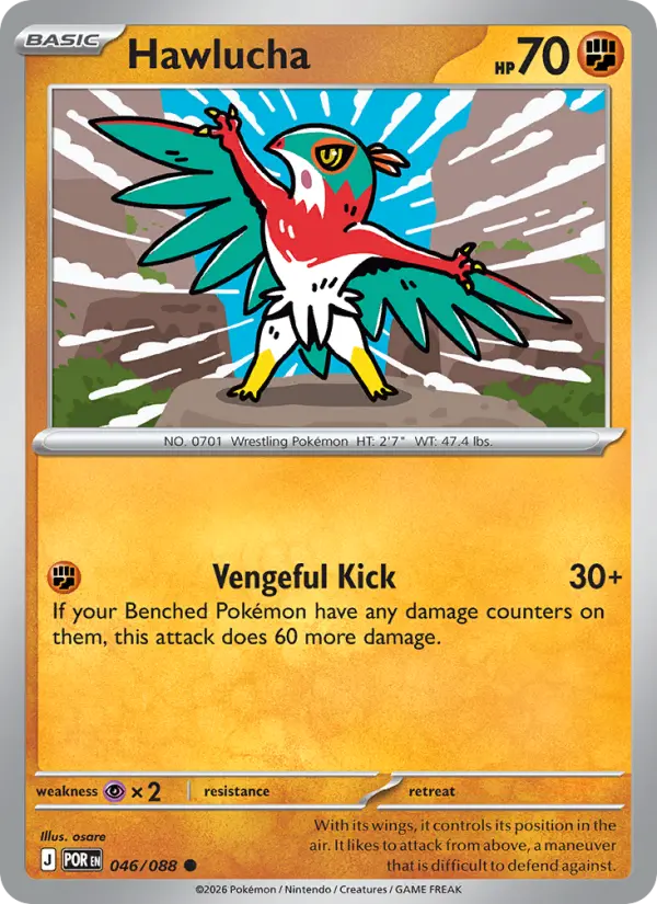Hawlucha — Perfect Order card #046