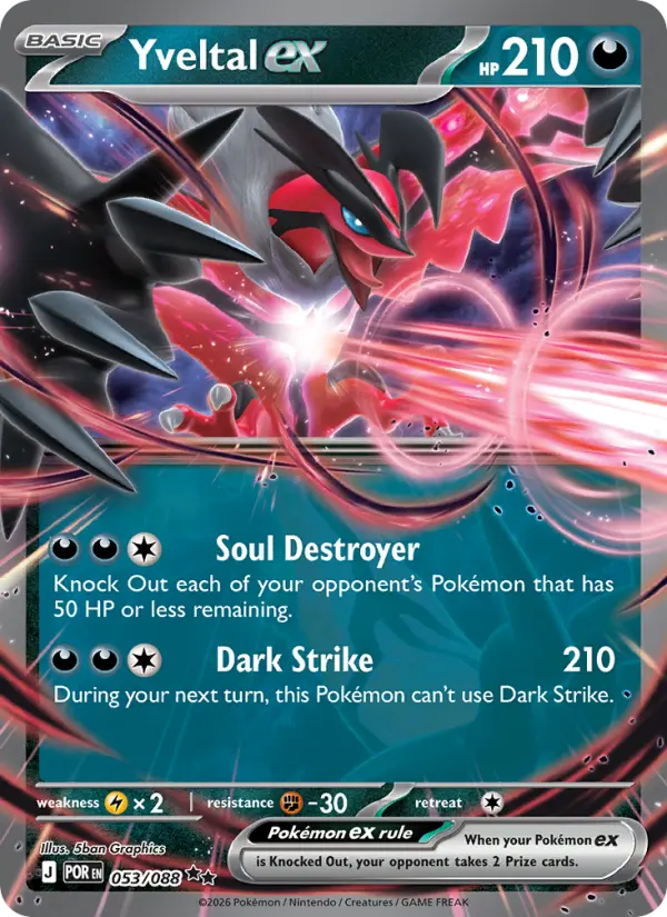 Yveltal ex — Perfect Order card #053