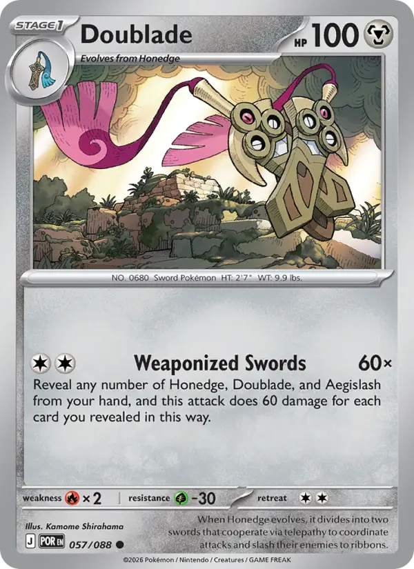 Doublade — Perfect Order card #057
