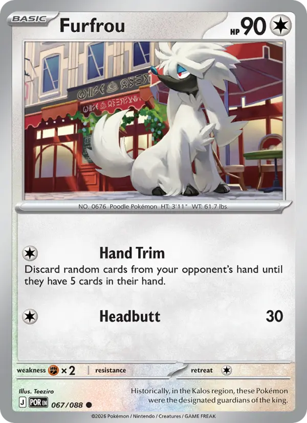 Furfrou — Perfect Order card #067