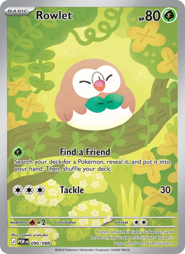Rowlet — Perfect Order card #090