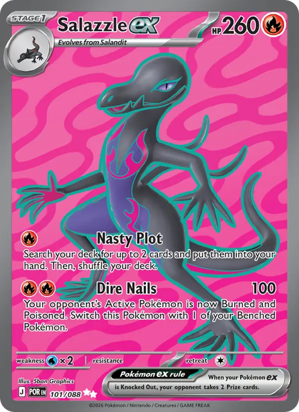 Salazzle ex — Perfect Order card #101