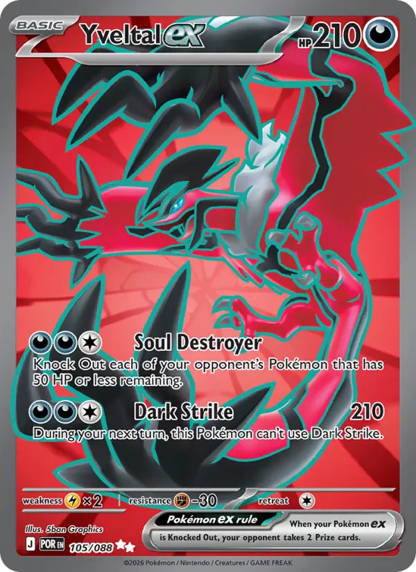 Yveltal ex — Perfect Order card #105