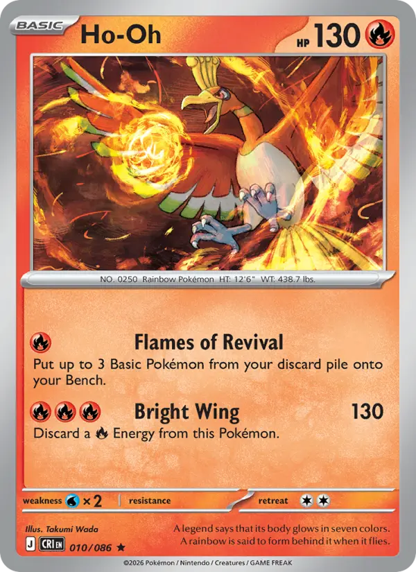 Ho-Oh — Chaos Rising card #010