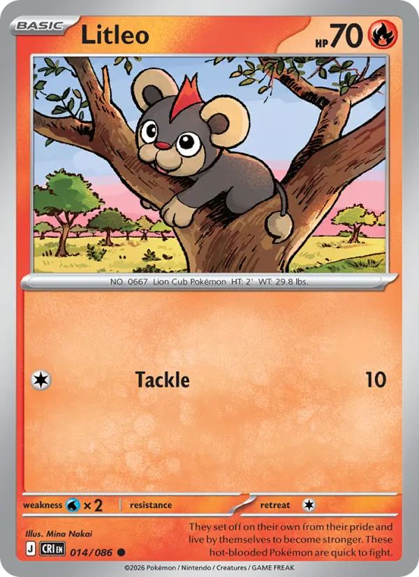 Litleo — Chaos Rising card #014