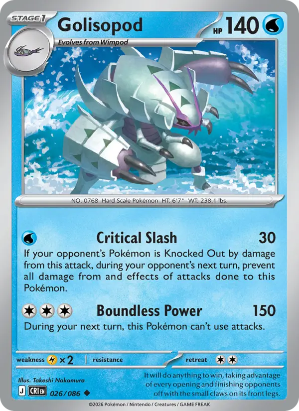 Golisopod — Chaos Rising card #026