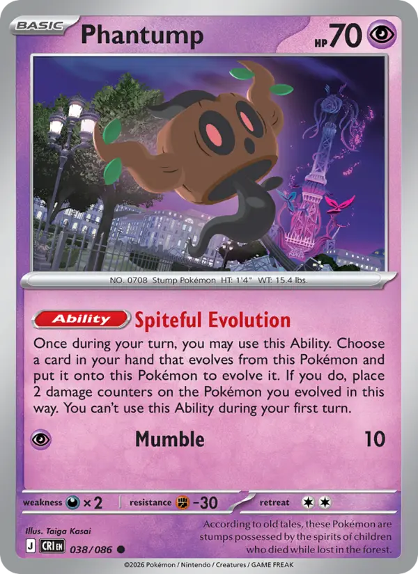 Phantump — Chaos Rising card #038