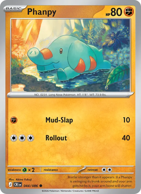 Phanpy — Chaos Rising card #044