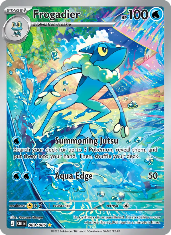Frogadier — Chaos Rising card #089