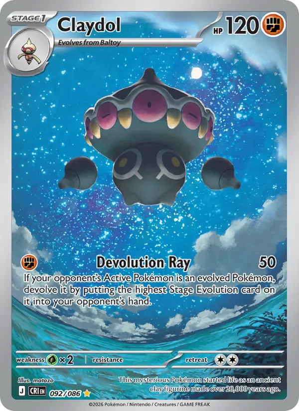 Claydol — Chaos Rising card #092