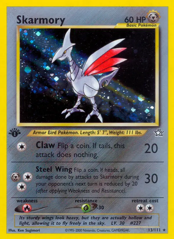 Skarmory — Neo Genesis card #13