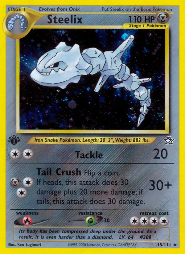 Steelix — Neo Genesis card #15