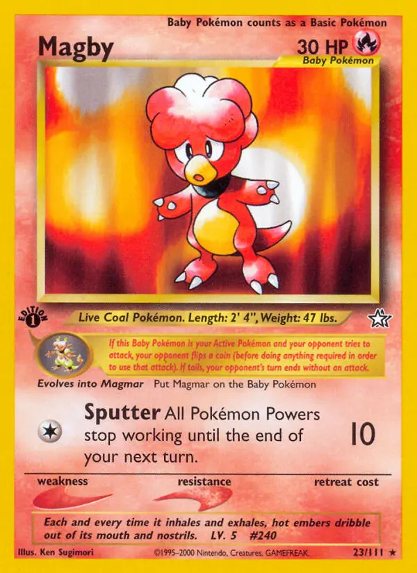 Magby — Neo Genesis card #23