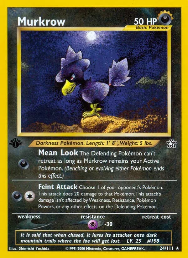 Murkrow — Neo Genesis card #24