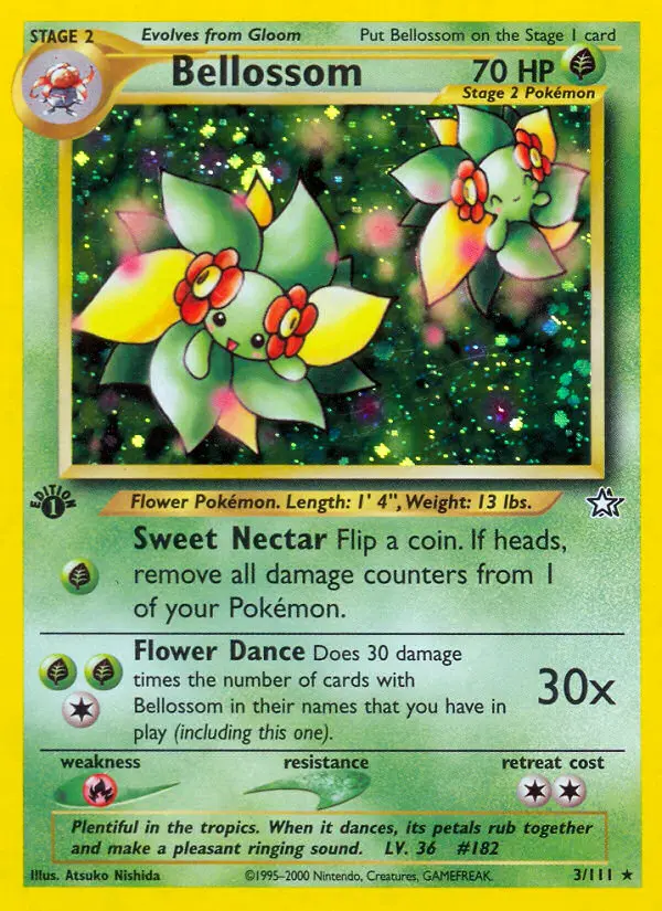 Bellossom — Neo Genesis card #3