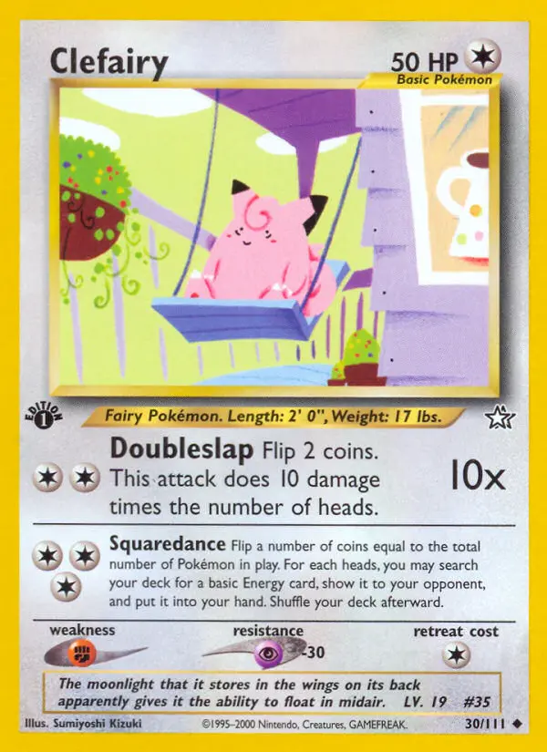 Clefairy — Neo Genesis card #30