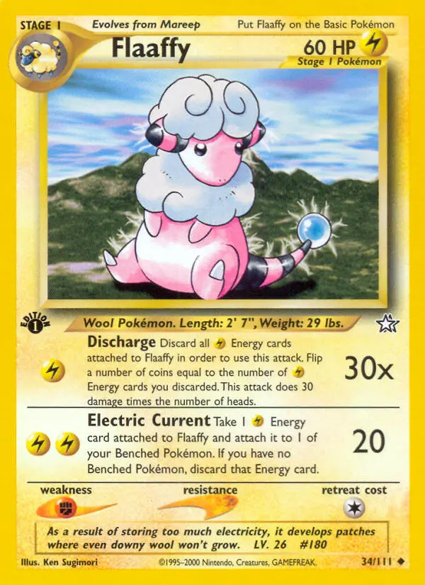 Flaaffy — Neo Genesis card #34