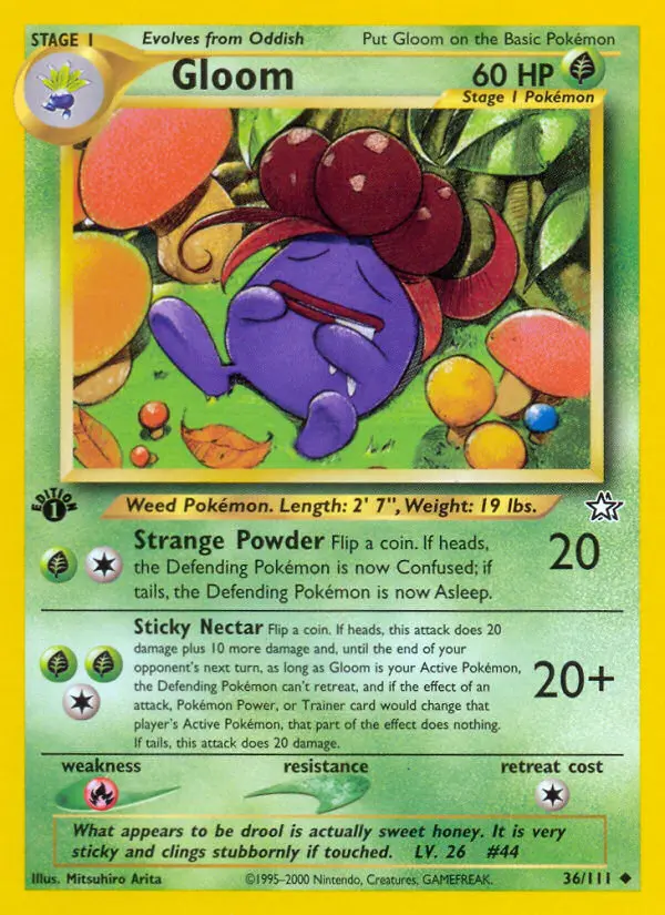 Gloom — Neo Genesis card #36