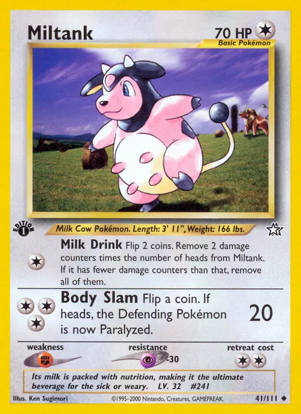 Miltank — Neo Genesis card #41