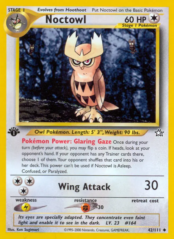 Noctowl — Neo Genesis card #42