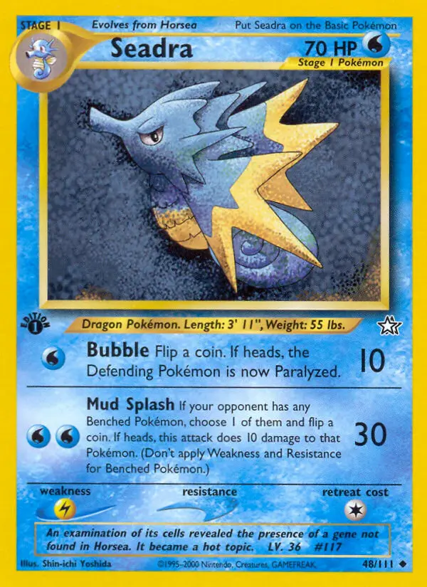 Seadra — Neo Genesis card #48