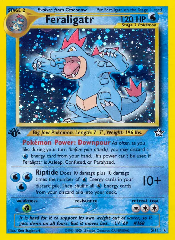 Feraligatr — Neo Genesis card #5