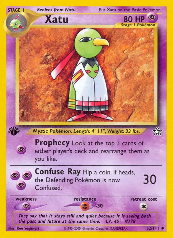 Xatu — Neo Genesis card #52