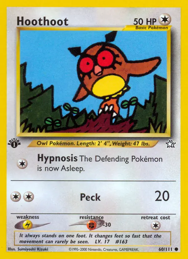Hoothoot — Neo Genesis card #60