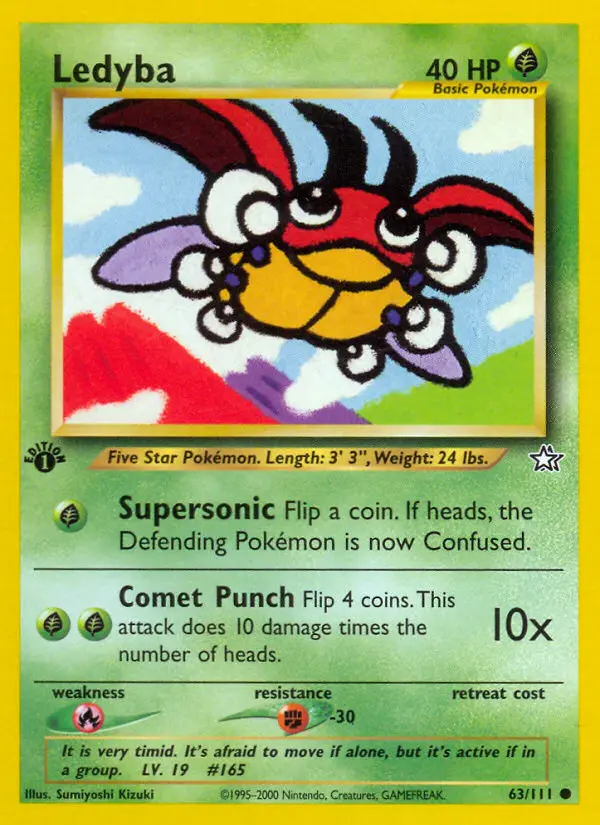 Ledyba — Neo Genesis card #63