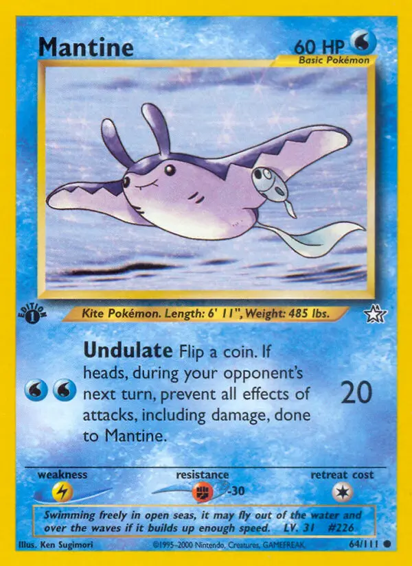 Mantine — Neo Genesis card #64