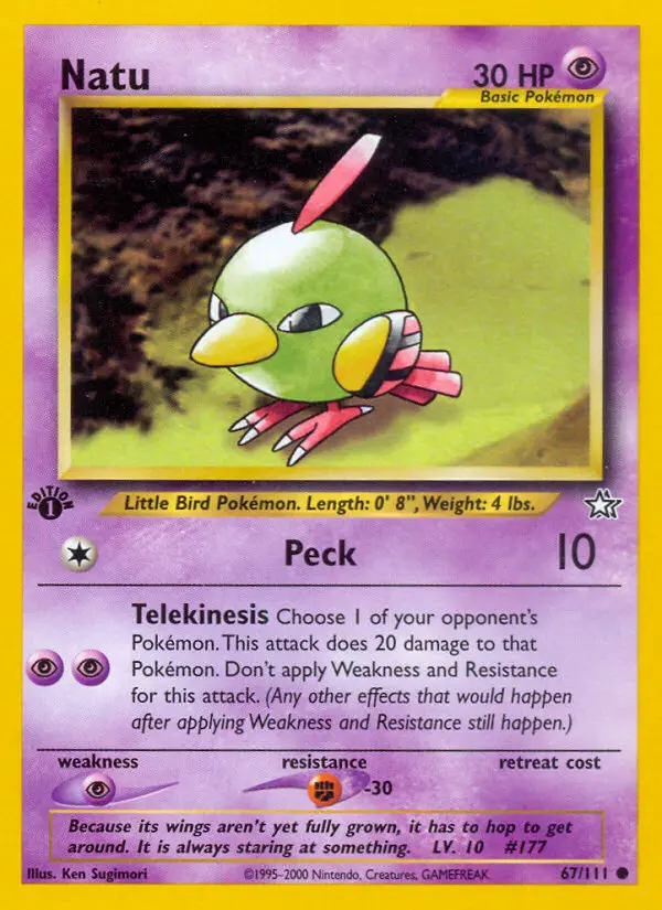Natu — Neo Genesis card #67