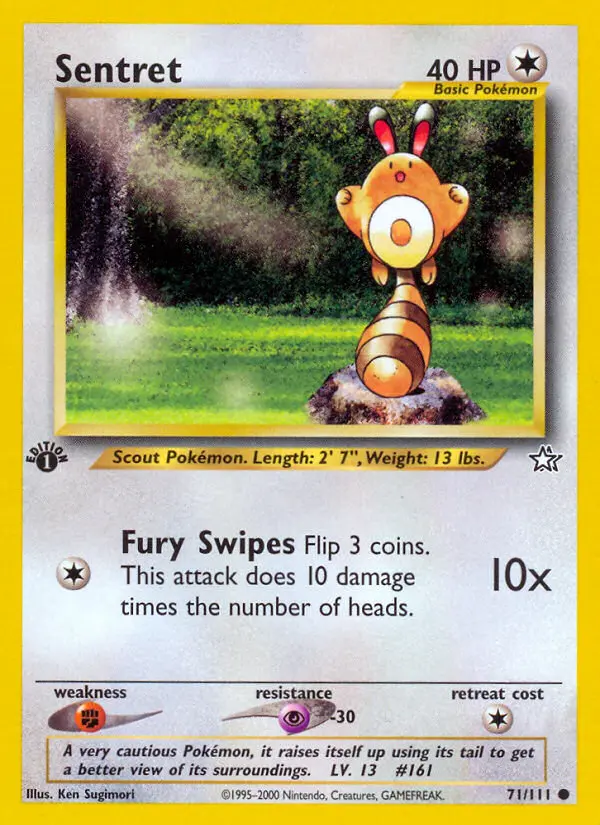 Sentret — Neo Genesis card #71