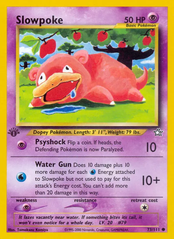 Slowpoke — Neo Genesis card #73