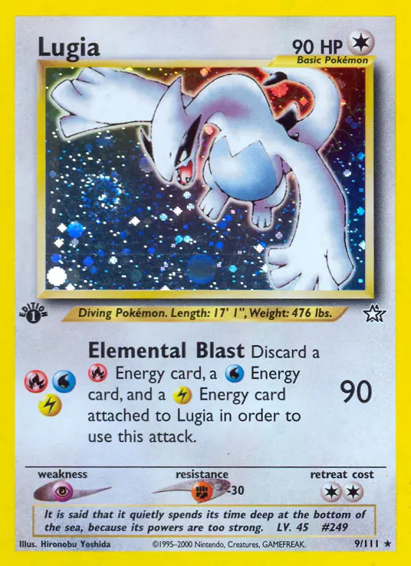 Lugia — Neo Genesis card #9