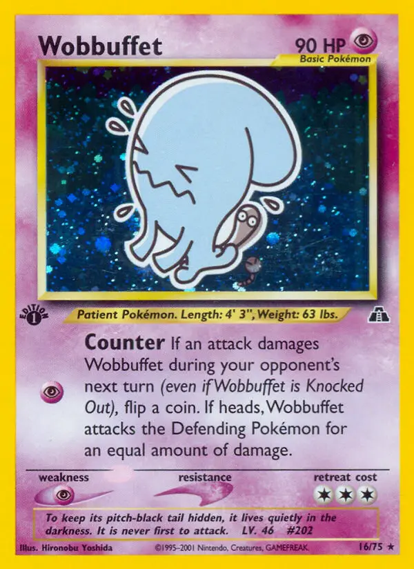 Wobbuffet — Neo Discovery card #16