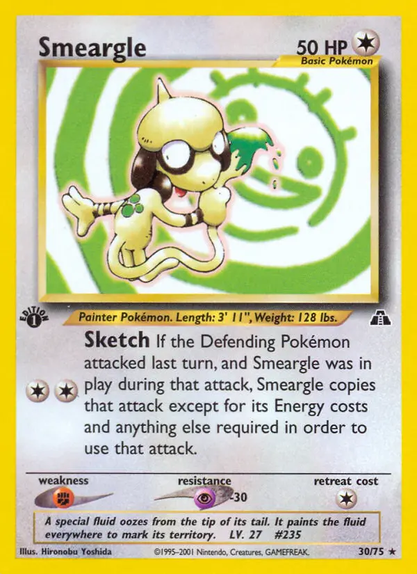 Smeargle — Neo Discovery card #30
