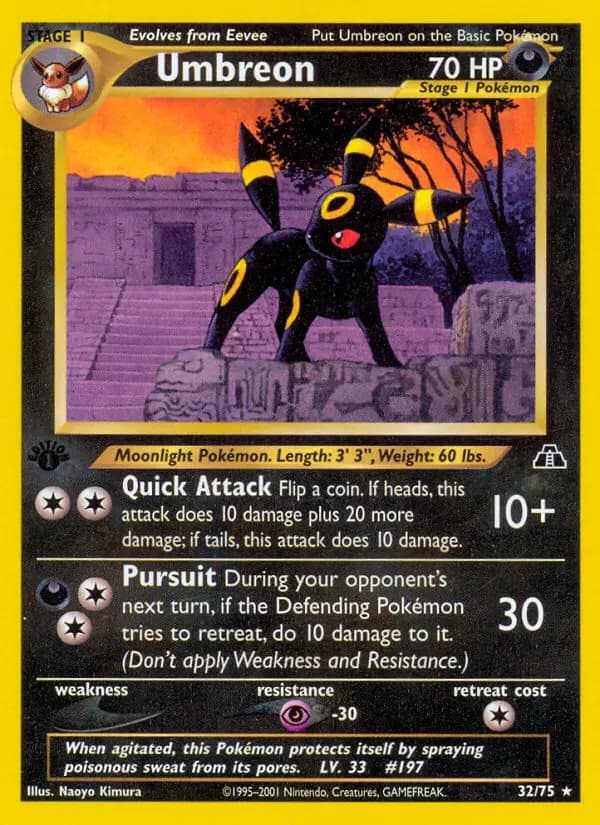 Umbreon — Neo Discovery card #32