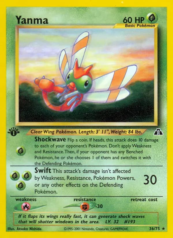 Yanma — Neo Discovery card #36