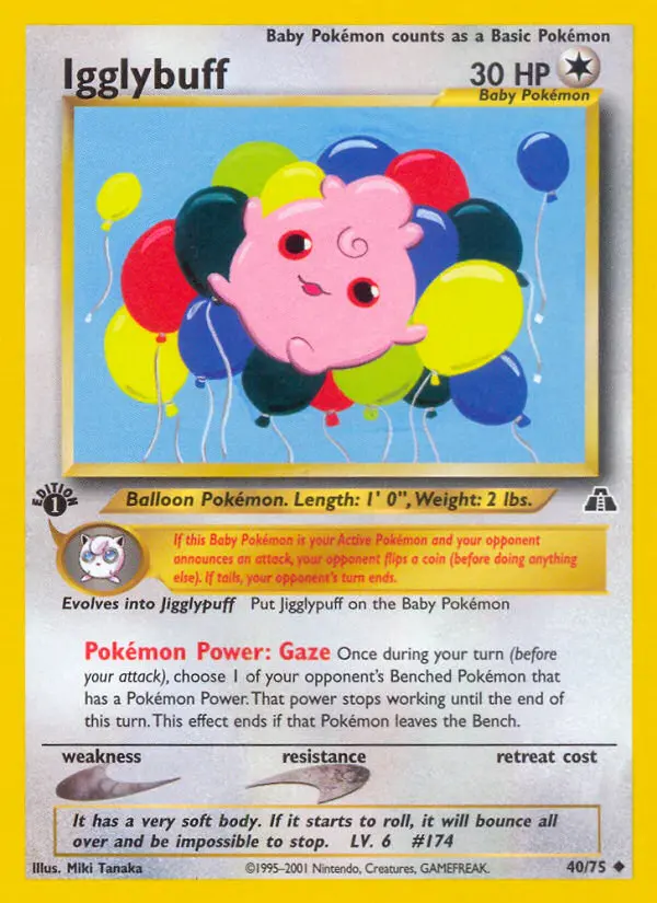 Igglybuff — Neo Discovery card #40
