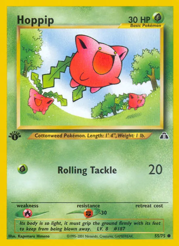 Hoppip — Neo Discovery card #55