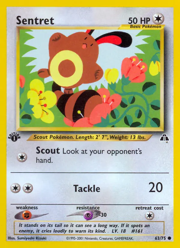 Sentret — Neo Discovery card #63