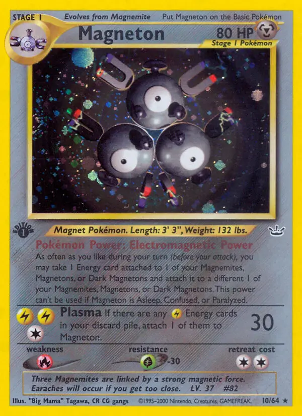 Magneton — Neo Revelation card #10