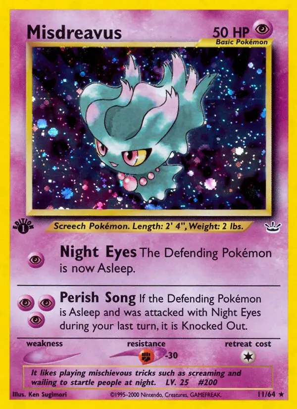 Misdreavus — Neo Revelation card #11