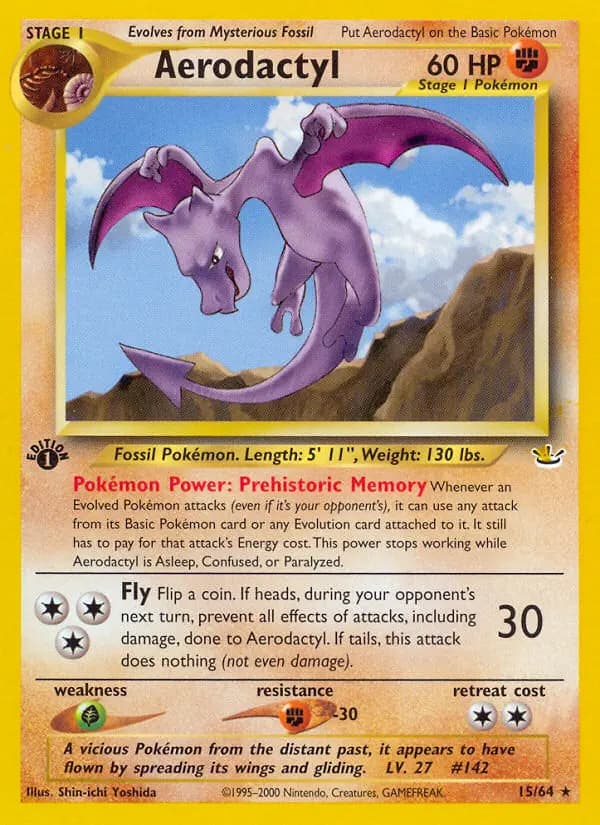 Aerodactyl — Neo Revelation card #15